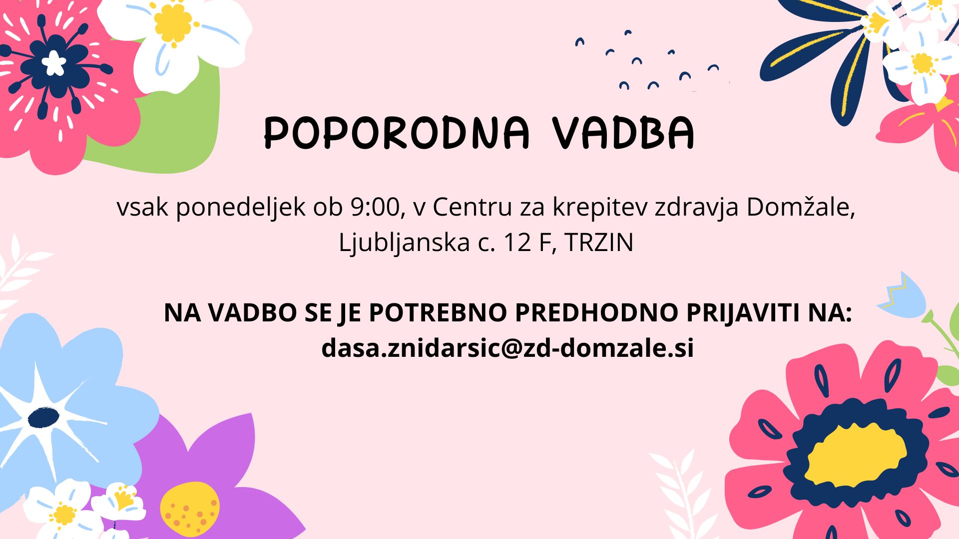 poporodna vadba