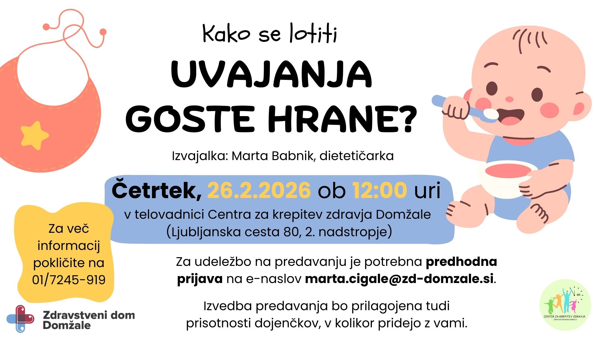 uvajanje goste hrane