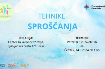 tehnike sproščanja