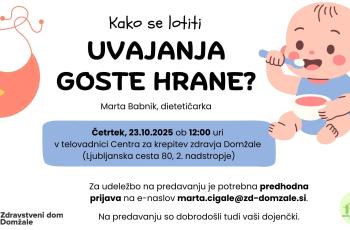 uvajanje goste hrane
